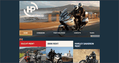 Desktop Screenshot of noleggiohpmotorrad.it